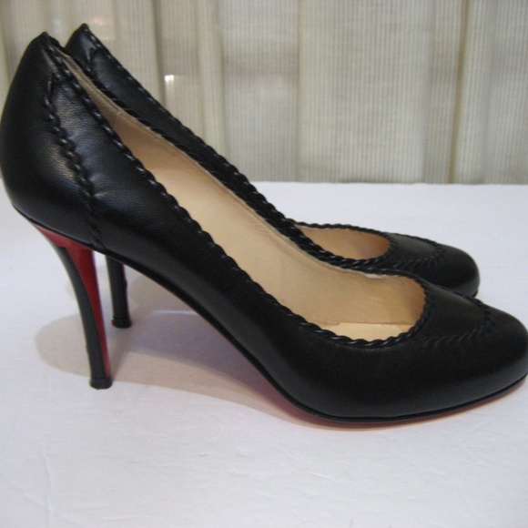 Christian Louboutin Black Marpelissimo Pump 37.5 - Picture 5 of 8